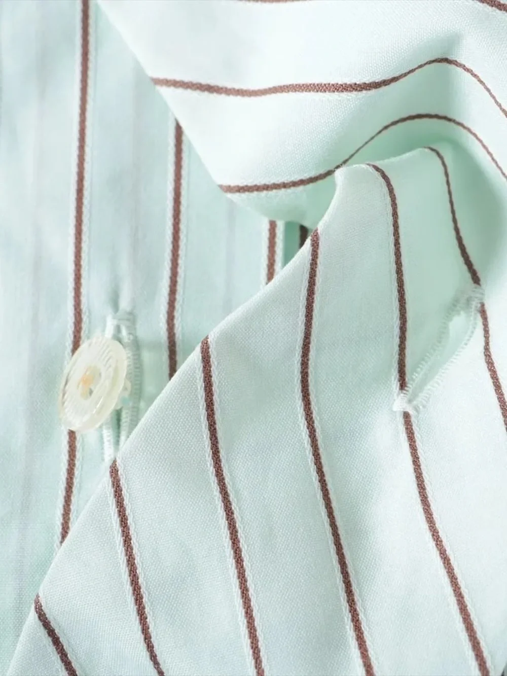 Authentic CHANEL sleeves formal stripes office top 36cm